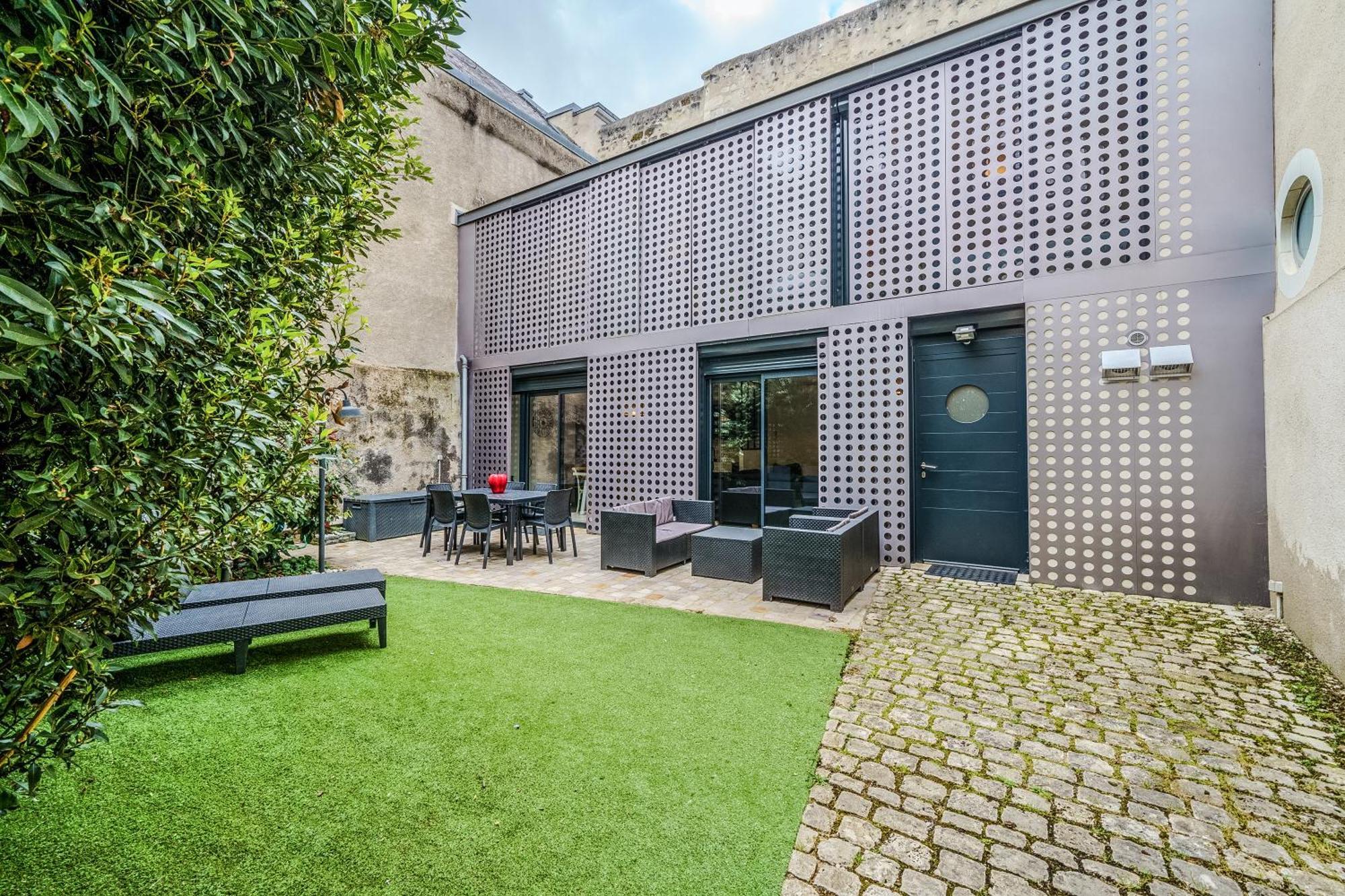 Maison D'Architecte Centre Tours Jardin, Climatisation, Parking 5 P Exteriör bild