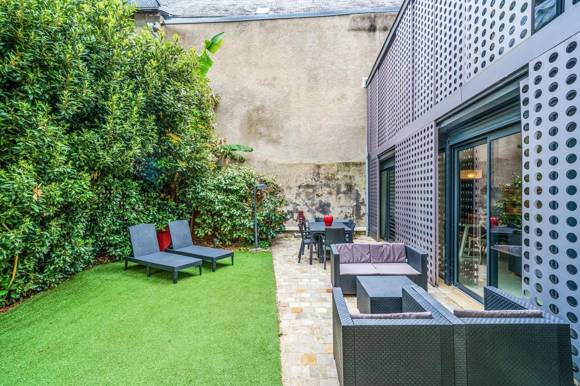 Maison D'Architecte Centre Tours Jardin, Climatisation, Parking 5 P Exteriör bild